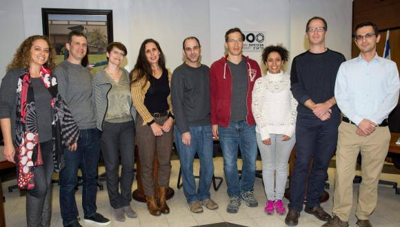 Photo of ERC grantees by: Israel Hadari