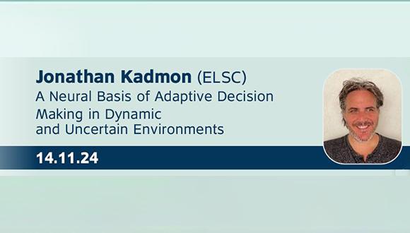 Joint Neuroscience Seminar - Jonathan Kadmon (ELSC)